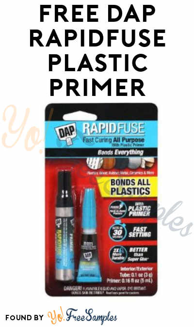 FREE DAP RapidFuse Plastic Primer From ViewPoints (Must Apply)