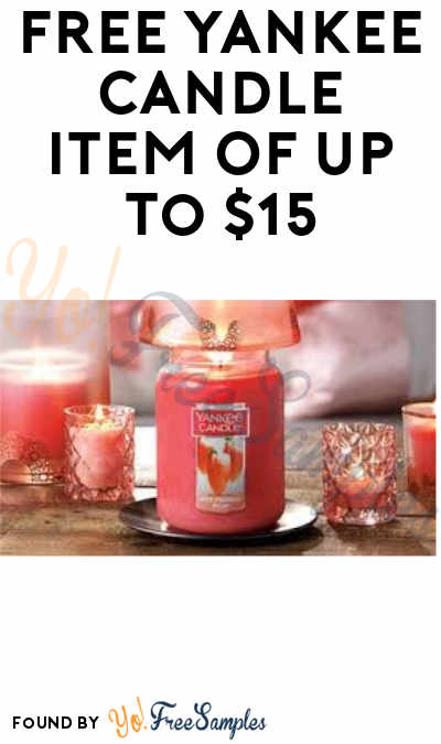 DEAL ALERT: FREE Yankee Candle Item Of Up to $15 (In-Store Purchase + Coupon Required)