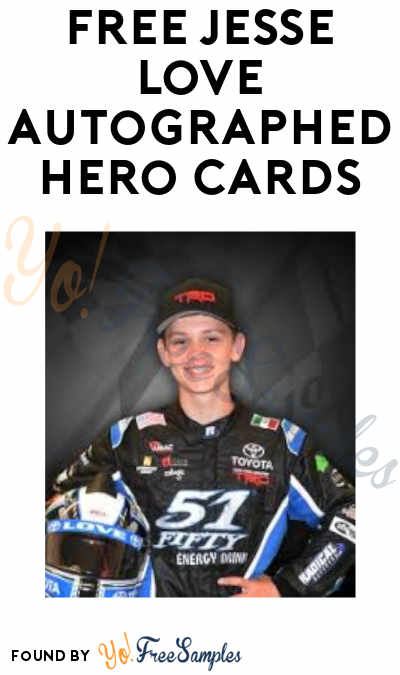 FREE Jesse Love Autographed Hero Cards