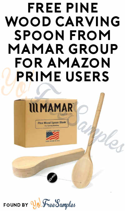 FREE Pine Wood Carving Spoons 4AM EST Every Day from Mamar Group for Amazon Prime Users (Messenger Required)
