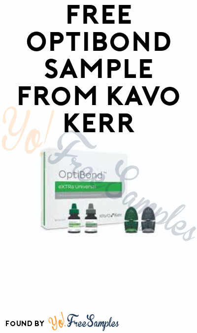 FREE OptiBond Sample from KaVo Kerr (Dental Professionals Only)