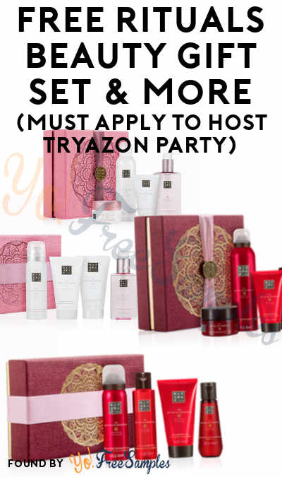 FREE Rituals Beauty Gift Set & More (Must Apply To Host Tryazon Party)