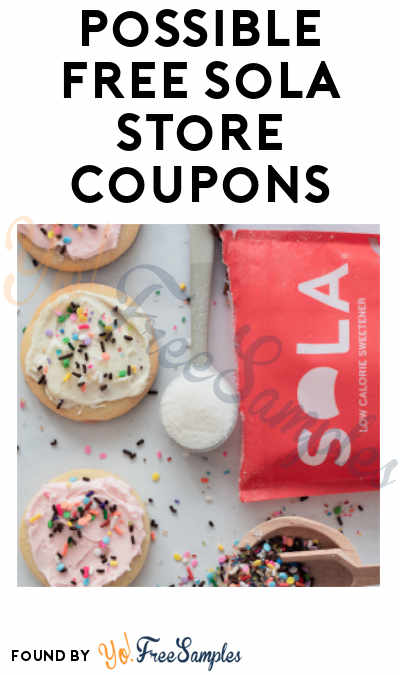 Possible FREE Sola Product Coupons