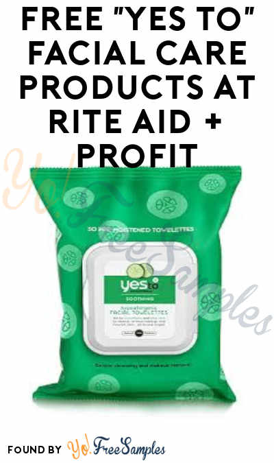 2 FREE Yes To Facial Care Products at Rite Aid + Profit (Rewards Card Required) [Verified]