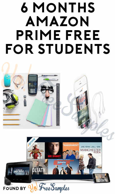 FREE 6 Months Amazon Prime for Students (.edu Email Required)
