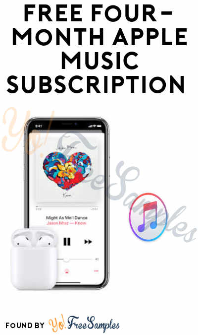 FREE Four-Month Apple Music Subscription (Credit Card Required)