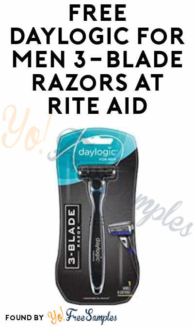FREE Daylogic For Men 3-Blade Razors At Rite Aid (Wellness+ Required)