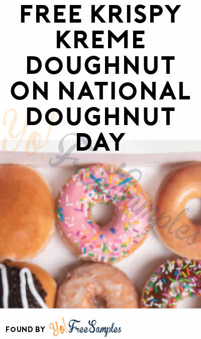 FREE Krispy Kreme Doughnut On National Doughnut Day