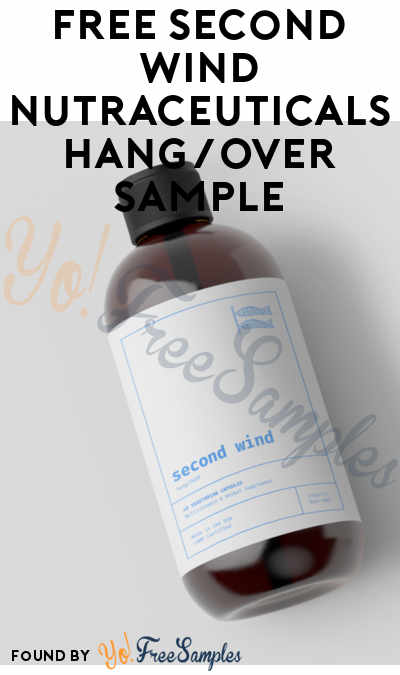 FREE Second Wind Nutraceuticals Hang/Over Sample
