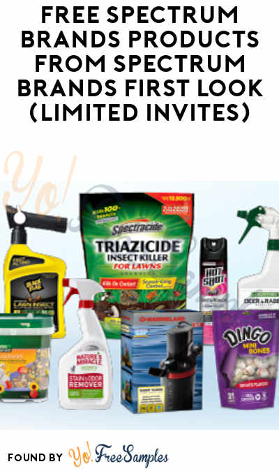 Hurry! FREE Spectrum Brands Products From Spectrum Brands First Look (Limited Invites)