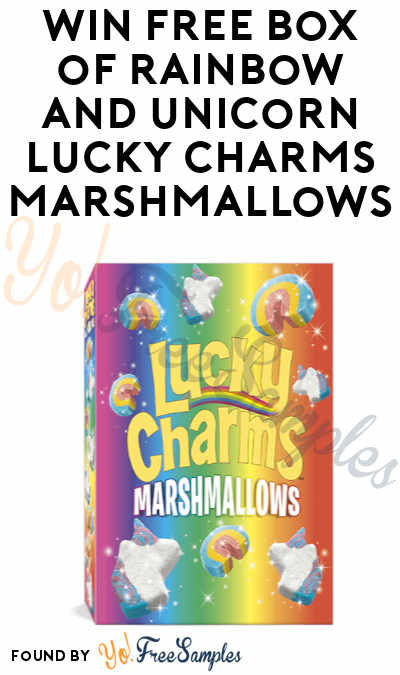 Win FREE Box of Rainbow + Unicorn Lucky Charms Marshmallows (Code Required)