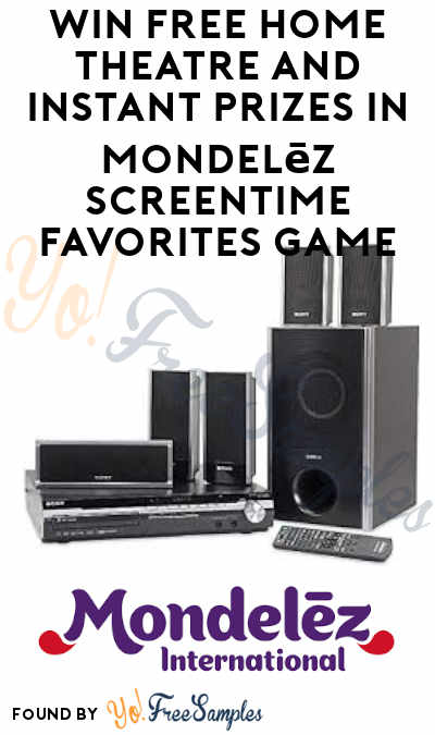 Enter Daily: Win FREE Home Theatre and Instant Prizes in Mondelēz Nabisco Screentime Favorites Game