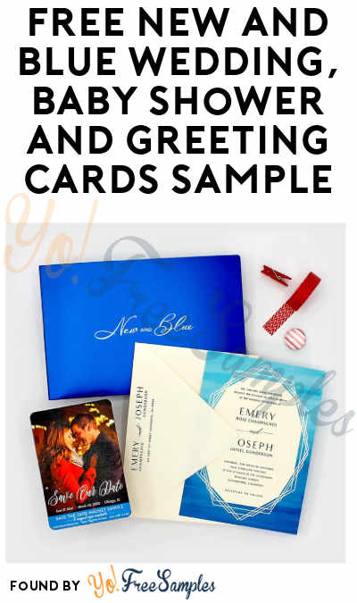 FREE New and Blue Wedding, Baby Shower and Greeting Cards Sample Kit
