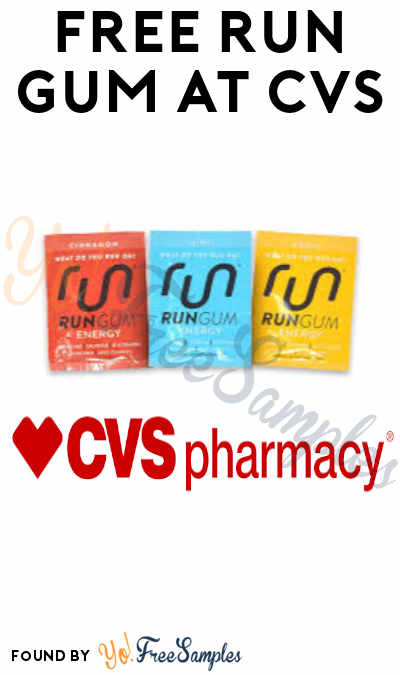 FREE Run Gum at CVS (Social Media Share Required & In-Store Only)