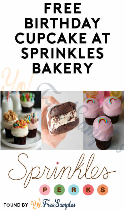 FREE Birthday Cupcake at Sprinkles Bakery