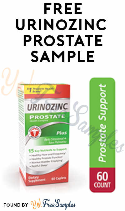 Possible FREE Urinozinc Prostate From The Upside (Smiley360 Community)