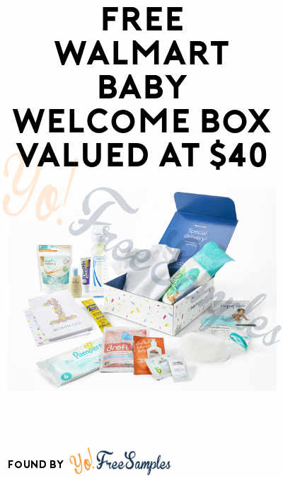 FREE Walmart Baby Welcome Box Valued at $40 (Must Create Walmart Baby Registry)