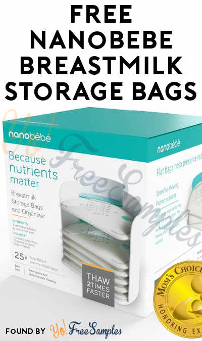 FREE Nanobebe Breastmilk Storage Bags