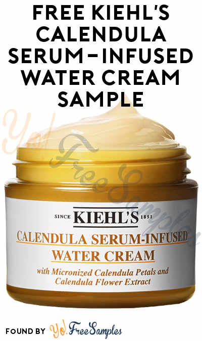 FREE Kiehl’s Calendula Serum-Infused Water Cream Sample
