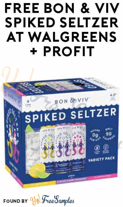FREE Bon & Viv Spiked Seltzer at Walgreens + Profit (Ibotta Required + Ages 21 & Older)