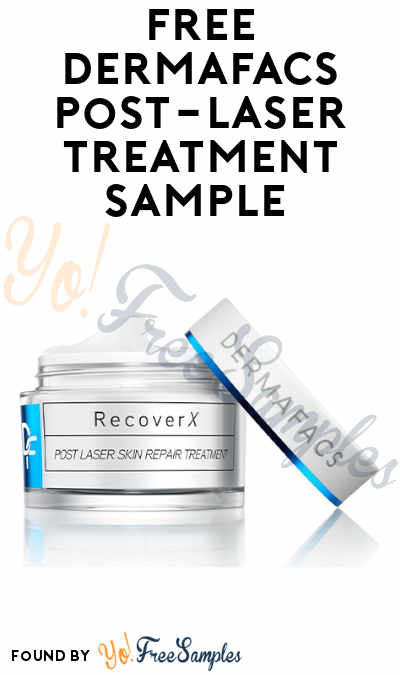 FREE Dermafacs RecoverX Post-Laser Treatment Sample (Skincare Professionals Only)