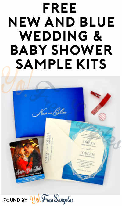 FREE New And Blue Wedding & Baby Shower Sample Kits