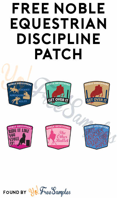 FREE Noble Equestrian Discipline Patch (Bag Purchase Required)
