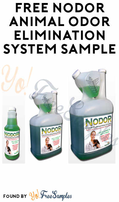 FREE Nodor Animal Odor Elimination System Sample