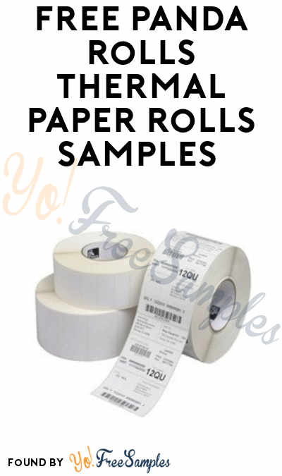 FREE Panda Rolls Thermal Paper Rolls Samples (Company Name Required)