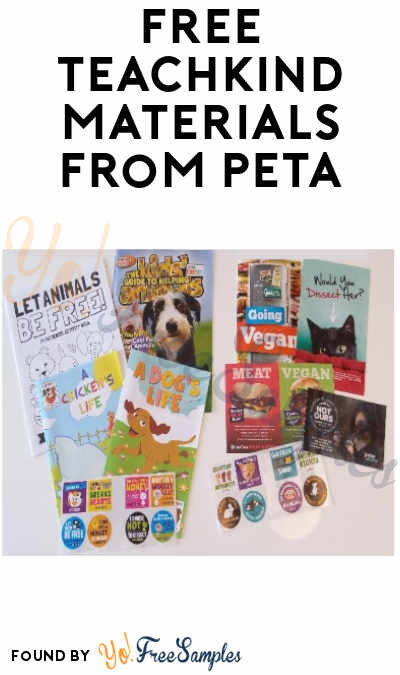 FREE TeachKind Materials from PETA