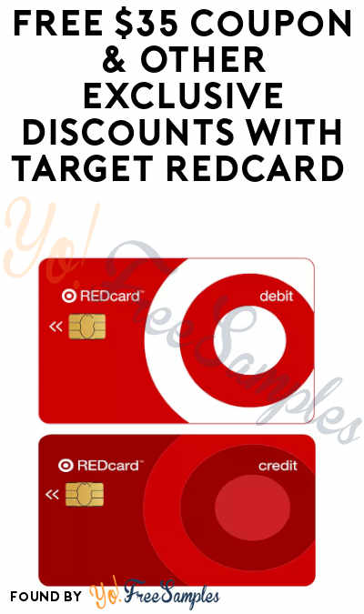 FREE $35 Coupon & Other Exclusive Discounts with Target REDCard