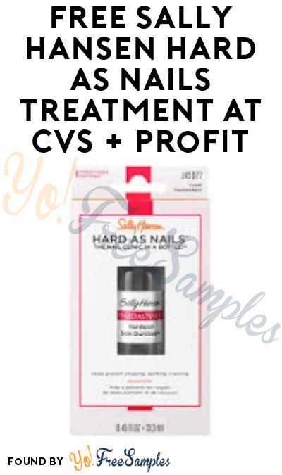FREE Sally Hansen Hard as Nails Treatment at CVS + Profit (ExtraCare Card Required)