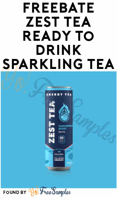 FREEBATE Zest Tea Ready To Drink Sparkling Tea