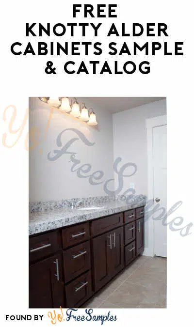 FREE Knotty Alder Cabinets Sample & Catalog
