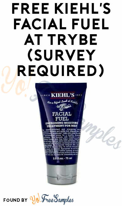 FREE Kiehl’s Facial Fuel At Trybe (Survey Required)