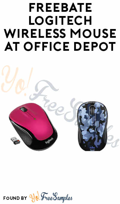 FREEBATE Logitech Wireless Mouse at Office Depot (Rewards Membership Required)