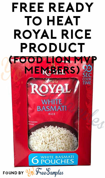FREE Ready To Heat Royal Rice Product (Food Lion MVP Members)
