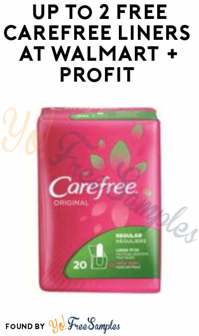 2 FREE Carefree Liners at Walmart + Profit (Ibotta Required)