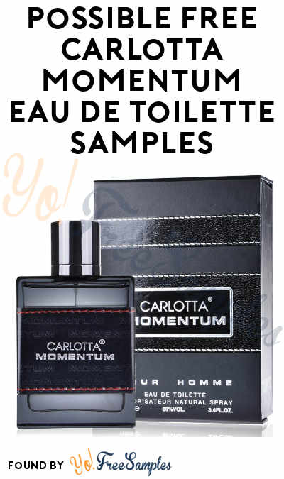 Possible FREE Carlotta Momentum Eau de Toilette Samples