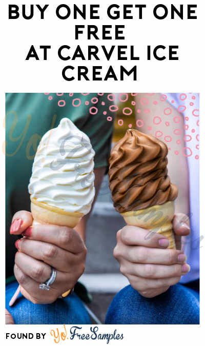 Buy One Get One FREE at Carvel Ice Cream (7/21)