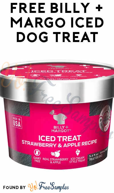 FREE Billy + Margot Iced Dog Treat Coupon