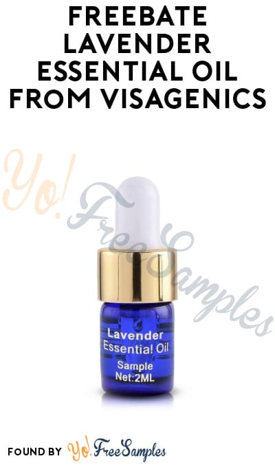 FREEBATE Bulgarian Lavender Essential Oil from Visagenics (Credit Card Required)