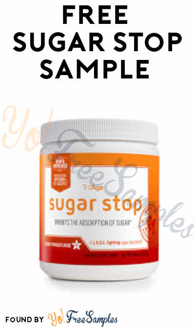 FREE Sugar Stop Sample