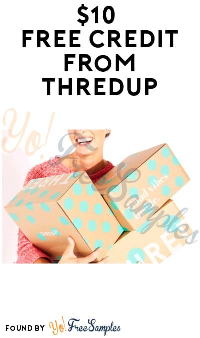 $10 FREE Credit From ThredUp (Signup Required)