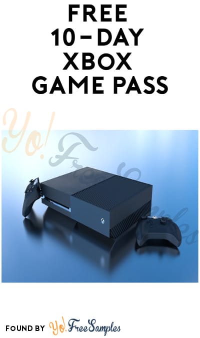 Live Again! FREE 10-Day Xbox Game Pass