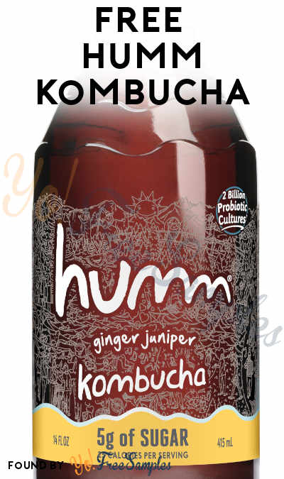 FREE Humm Kombucha Bottle For First 100 (Survey Required)