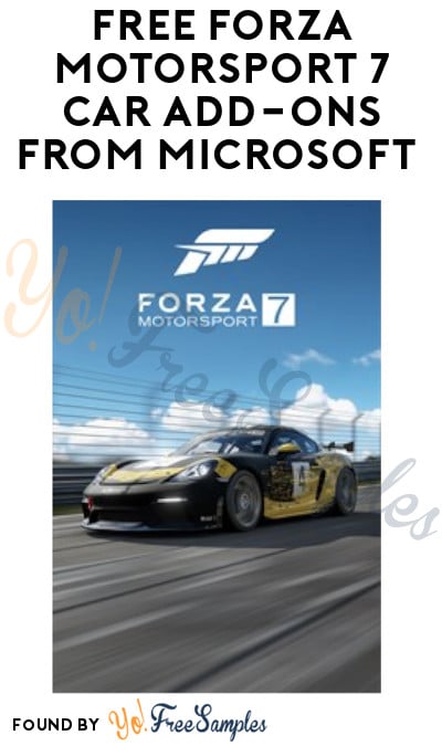 FREE Forza Motorsport 7 Car Add-Ons from Microsoft