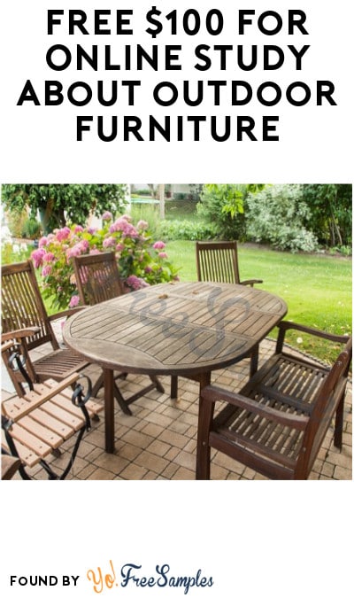 Free 100 For Online Study About Outdoor Furniture Must Apply