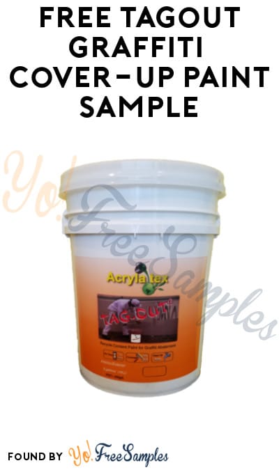 FREE Tagout Graffiti Cover-up Paint Sample (Company Name Required)