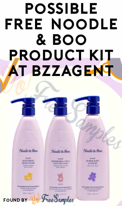 Possible FREE Noodle & Boo Product Kit At BzzAgent